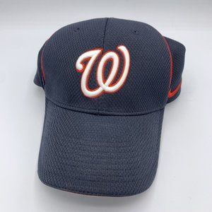 Washington Nationals Nike Headgear One Size Fits All Baseball Cap Hook and Loop